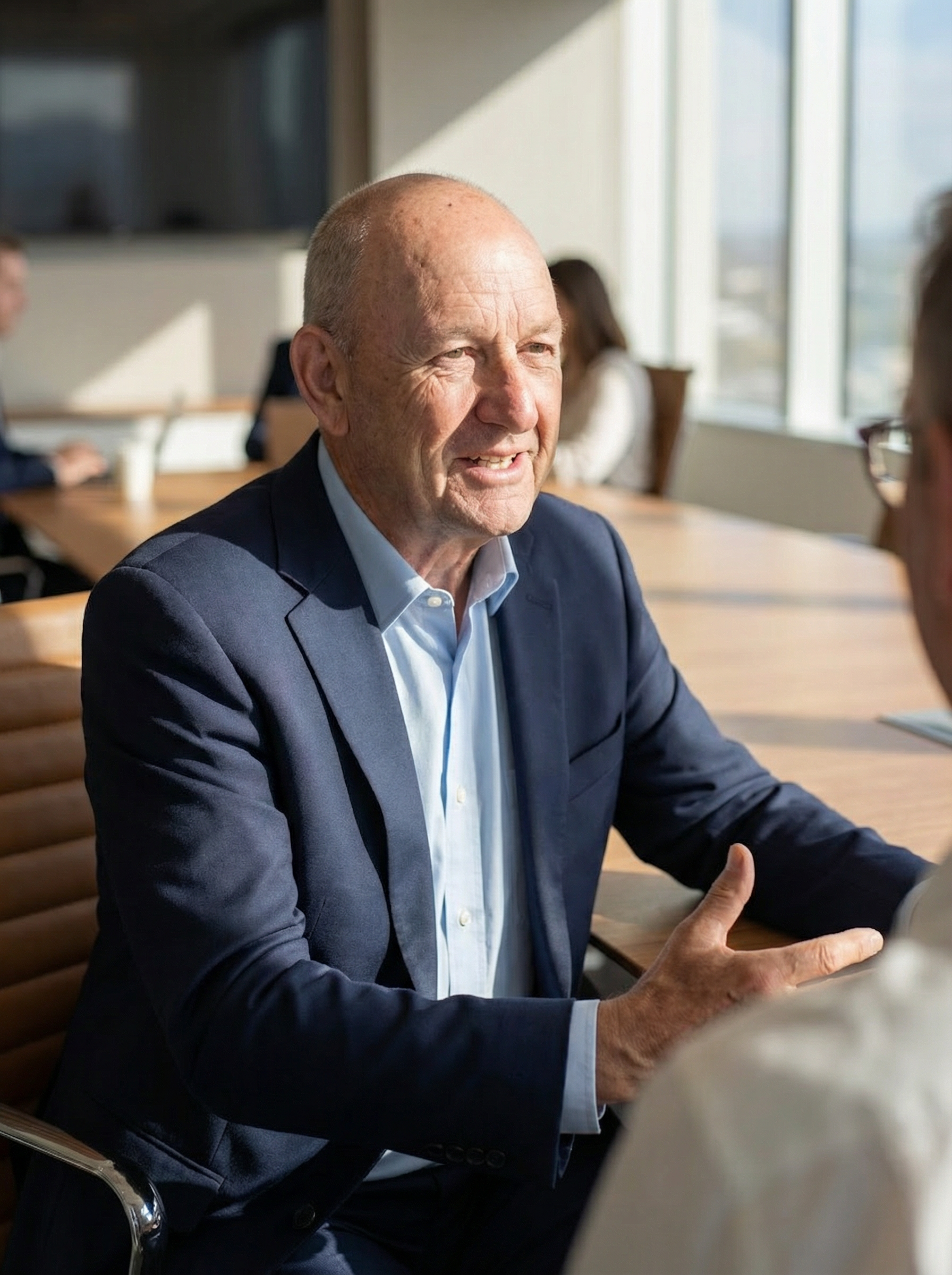 Vic Dorsen conducting executive coaching session for business leadership team